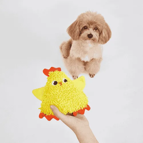 Barkbutler x Fofos Tough Squeaky Chick Toy for Dogs