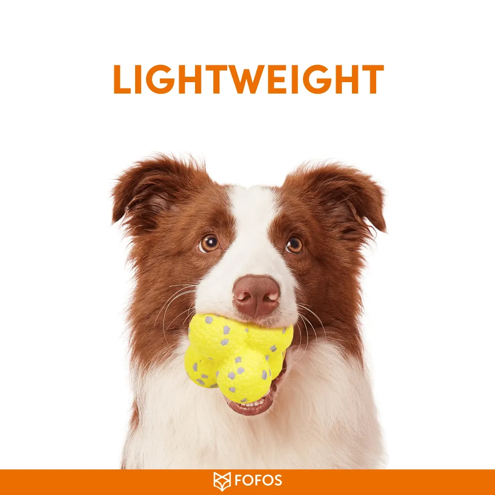 Barkbutler x Fofos Ultra Durable Ball Toy for Dogs (Yellow)