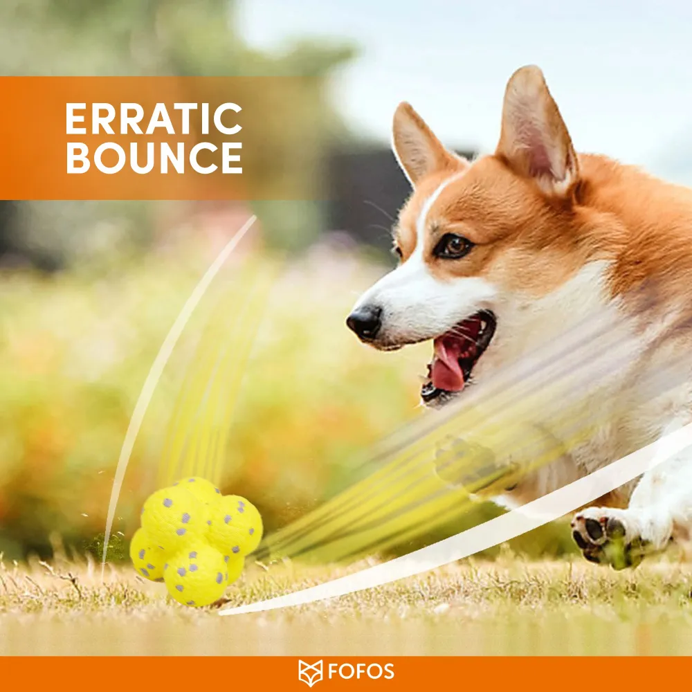 Barkbutler x Fofos Ultra Durable Ball Toy for Dogs (Yellow)