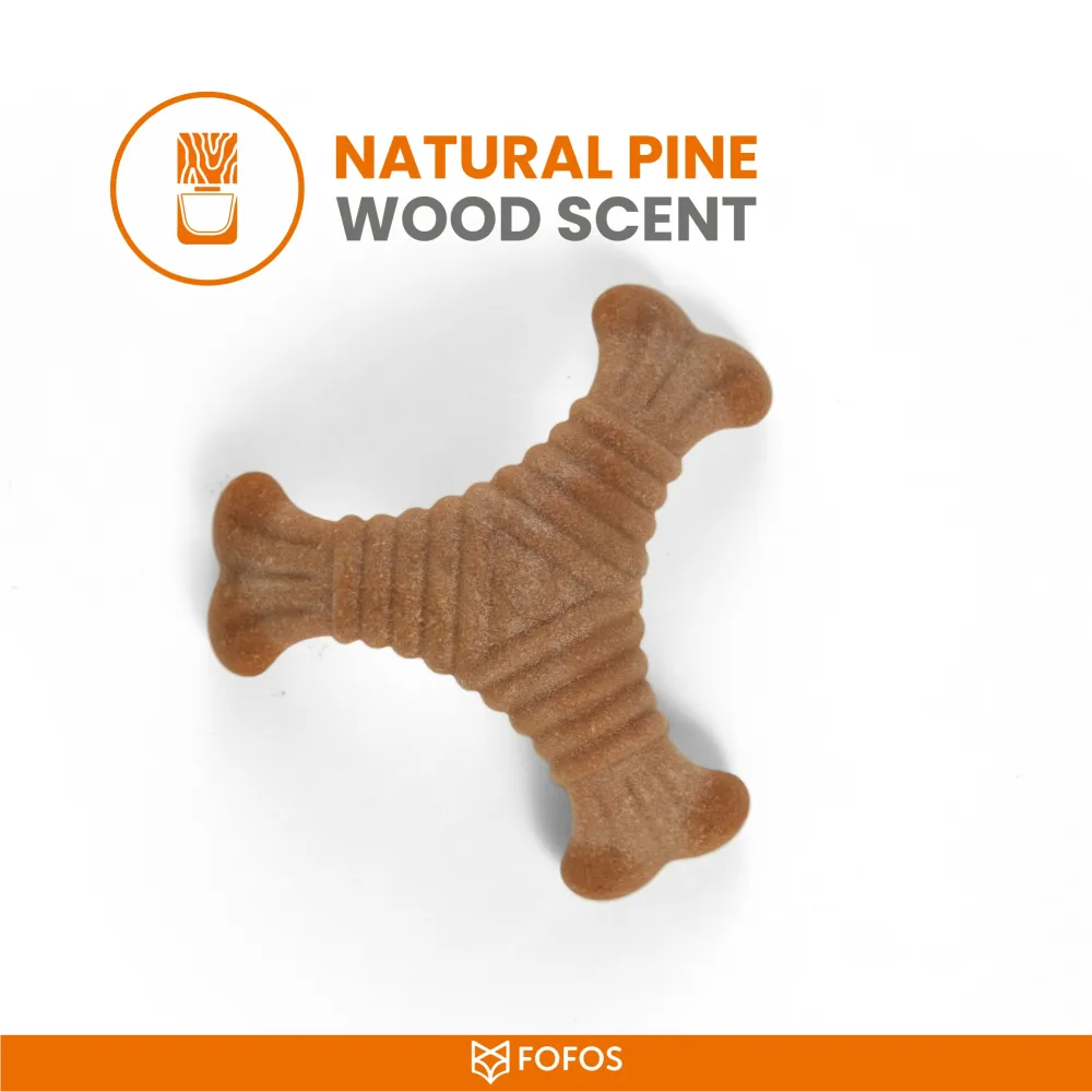 Barkbutler x Fofos Wooden Stix Chew Toy for Dogs (Large)