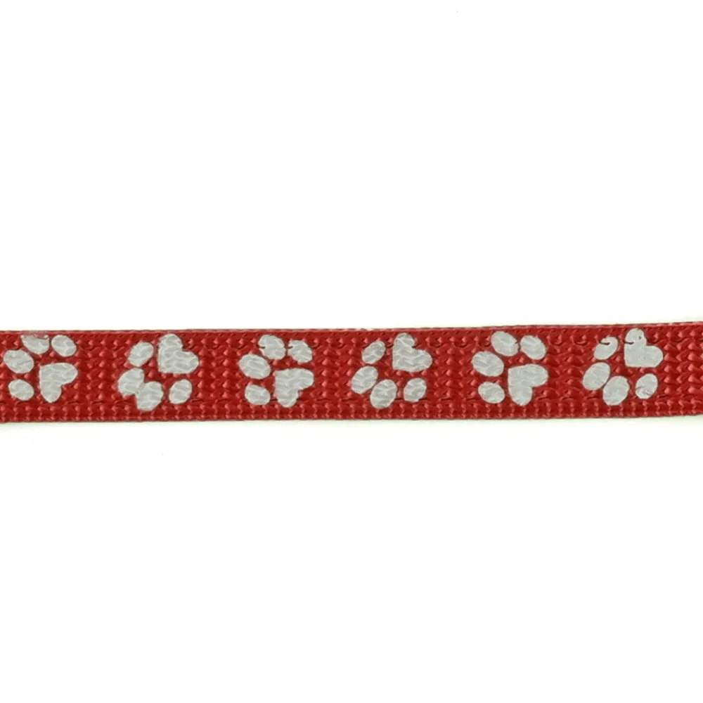 Basil Printed Collar for Cats & Puppies (Red)