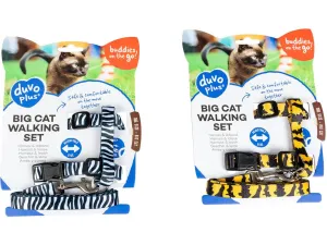 Big Cat Walking Set Zoo 30-50Cm / 12Mm - 125Cm Mixed Colors Pets Qatar