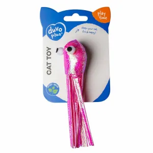 Blinky octopus with elastic 16,5x7x3cm purple Pets Qatar