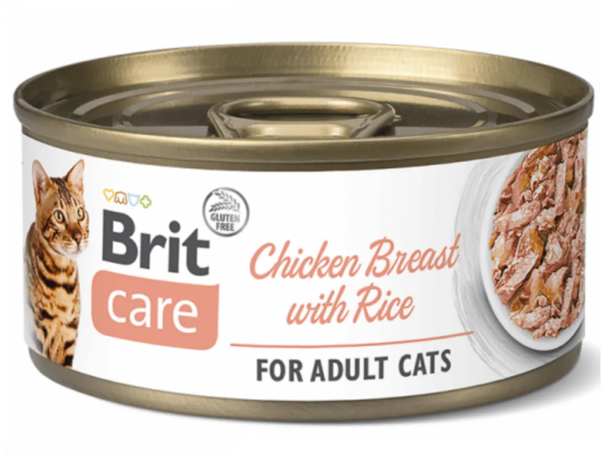 Brit Care Cat Chicken Breast with Rice 70 g Pets Qatar