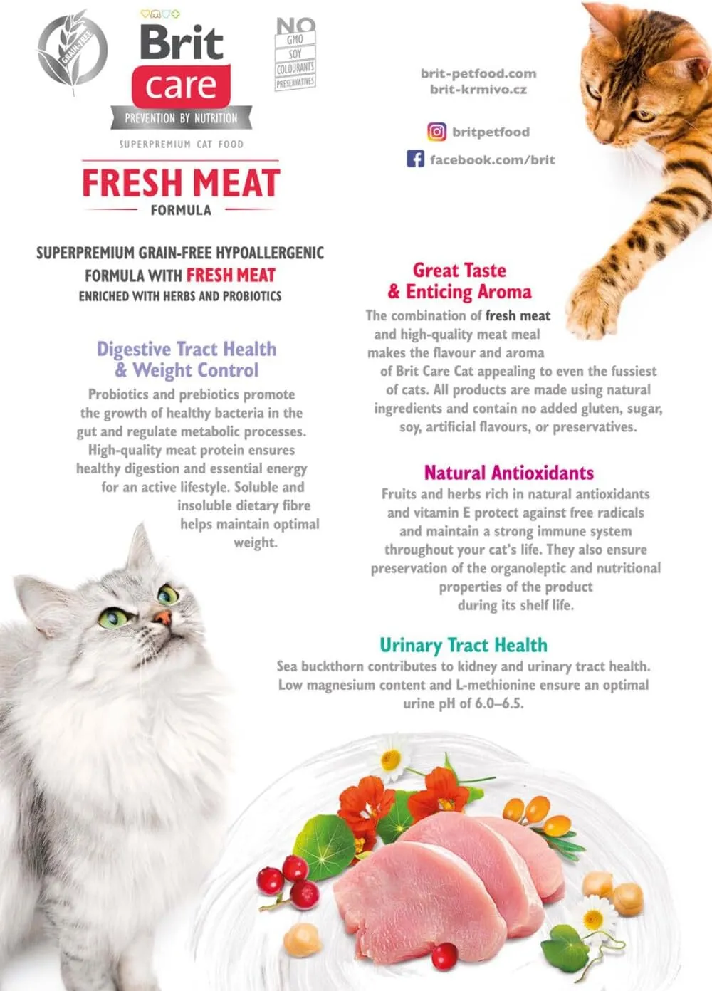 Brit Care Cat Grain-Free Haircare Healthy & Shiny Coat, 2 kg Pets Qatar