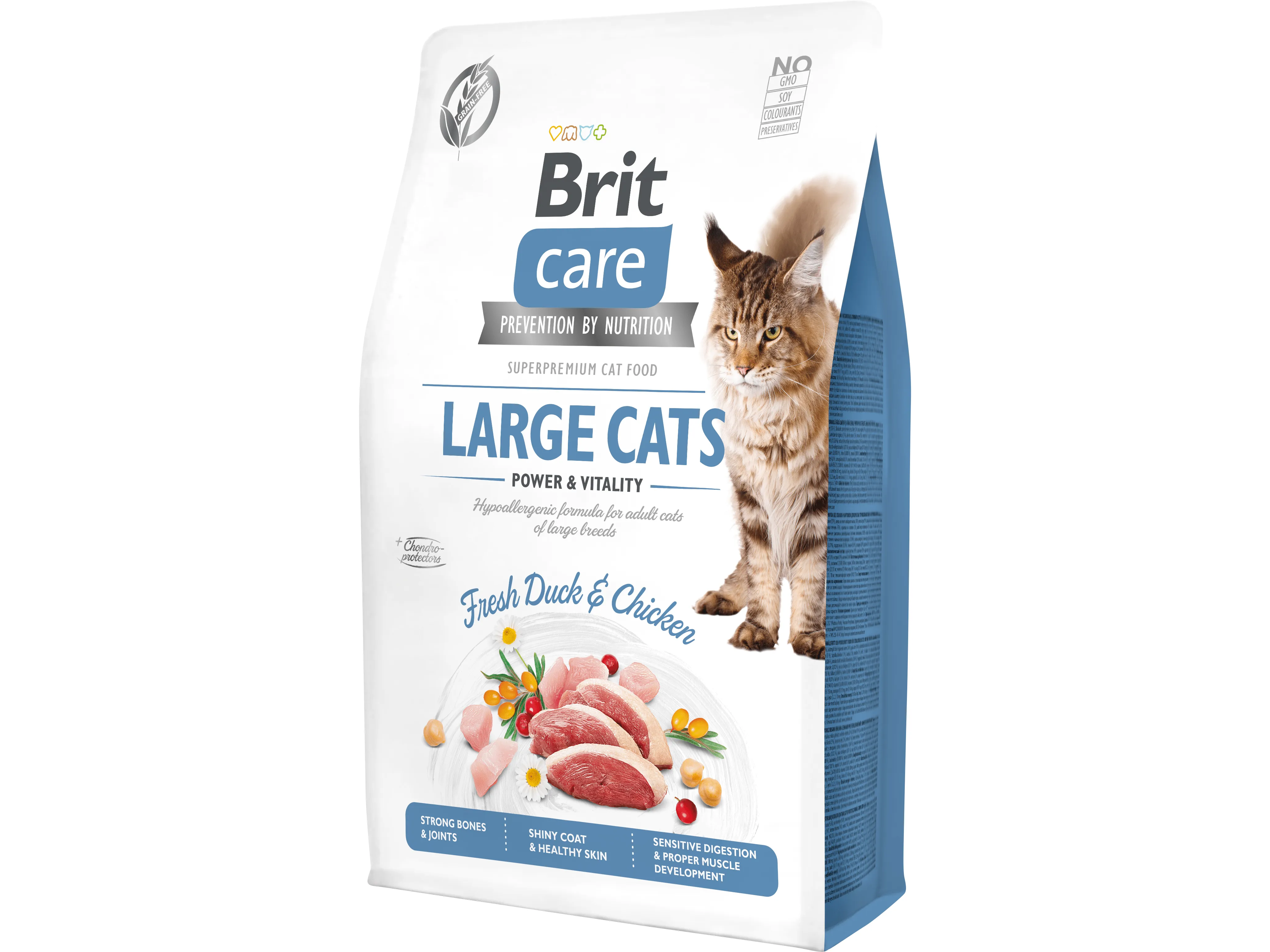 Brit Care Cat Grain-Free Large cats Power & Vitality, 2 kg Pets Qatar