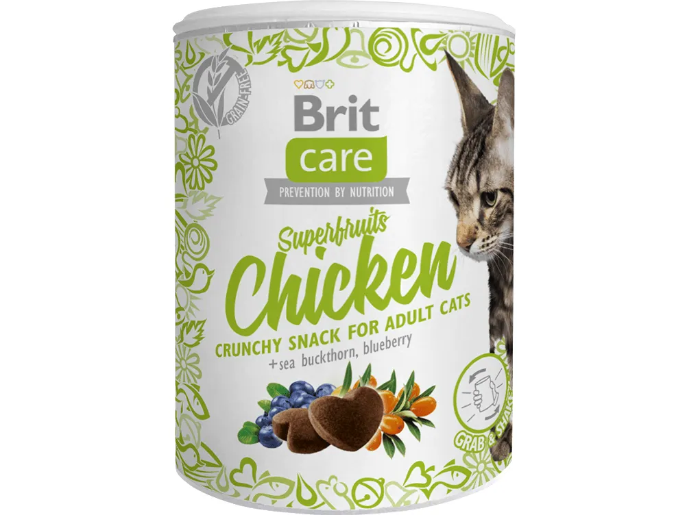 Brit Care Cat Snack Superfruits Chicken 100 g Pets Qatar