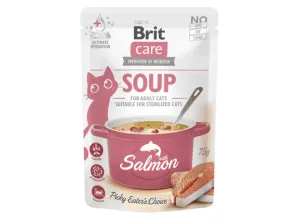 Brit Care Cat Soup with Salmon 75 g Pets Qatar