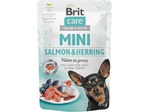 Brit Care Mini Salmon&Herring sterilised fillets in gravy  85g Pets Qatar