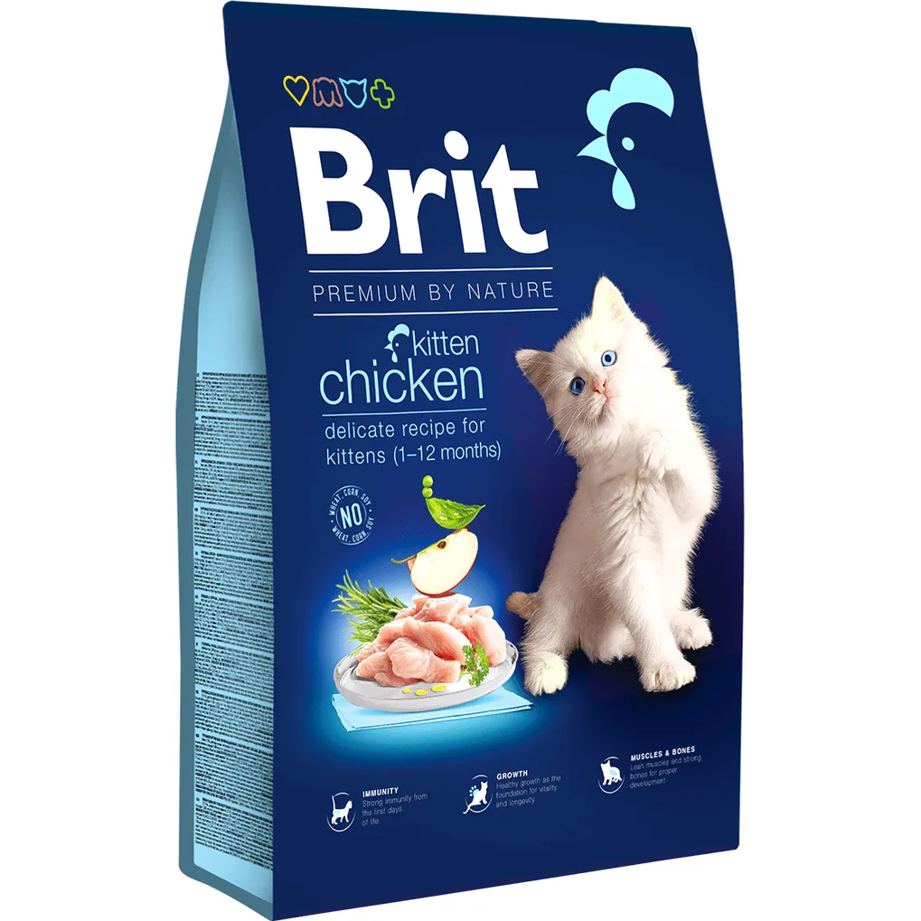 Brit Premium by Nature Cat. Kitten Chicken, 8kg Pets Qatar