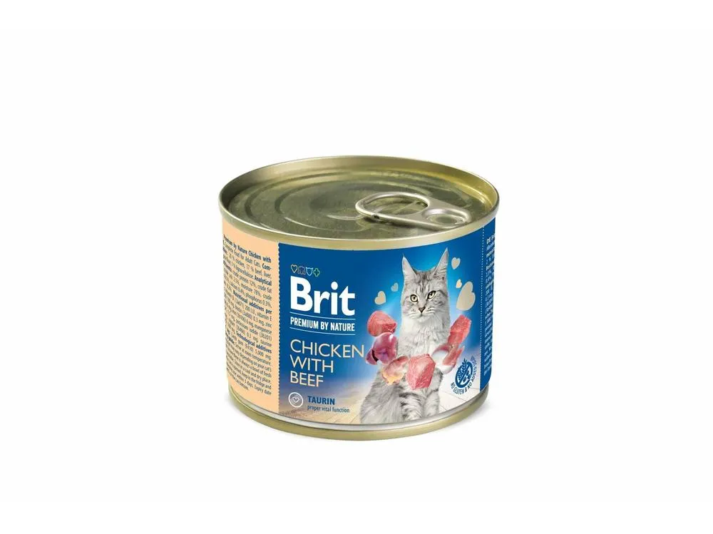 Brit Premium by Nature Chicken with Beef 200g Pets Qatar