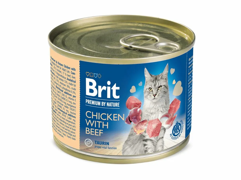 Brit Premium by Nature Chicken with Beef 200g Pets Qatar