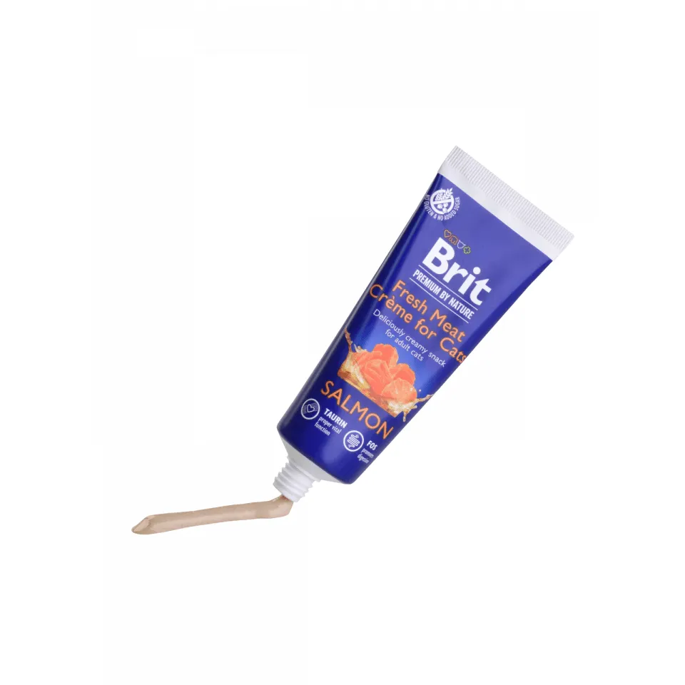 Brit Premium by Nature Salmon Fresh Meat Crme 75g Pets Qatar