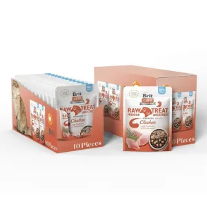Brit RAW Treat Cat Indoor & Antistress 10X 40 g Pets Qatar