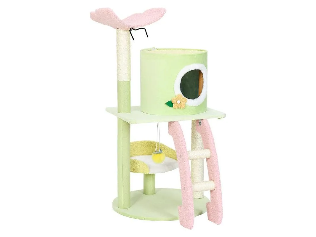 Butterfly and Ladder Jumping Platform Nest Climbing Frame S-48*98cm Pets Qatar