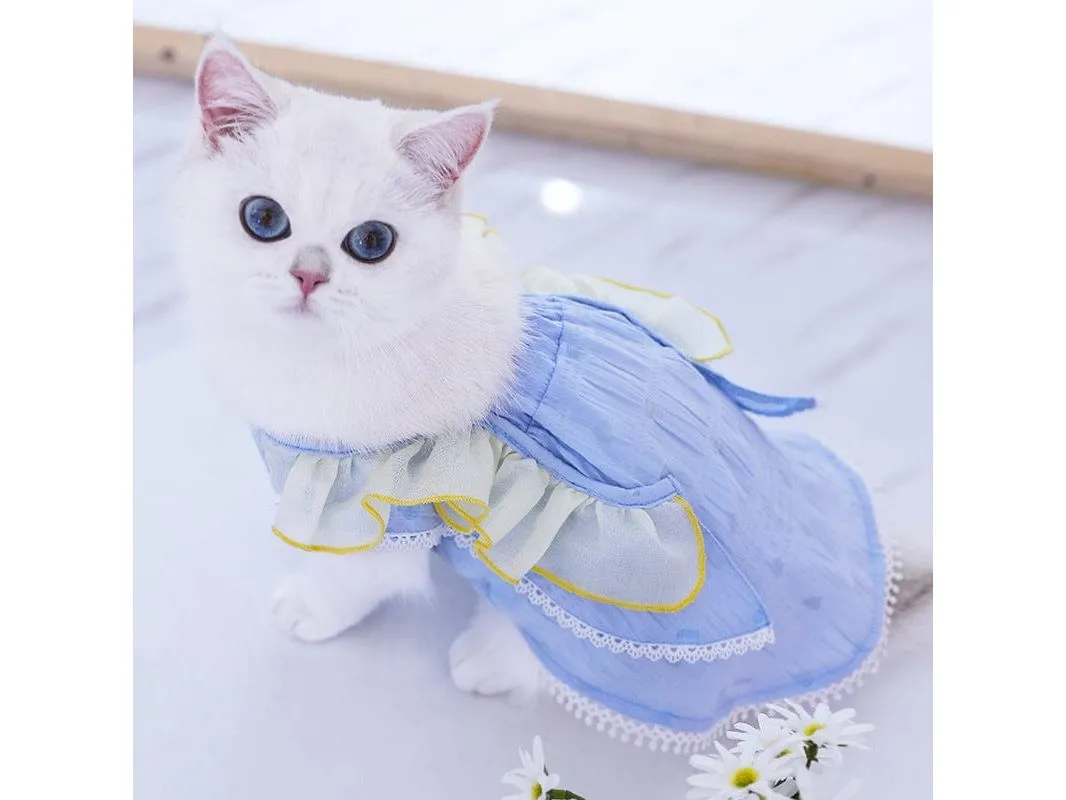 Butterfly Skirt Light Blue Pets Qatar