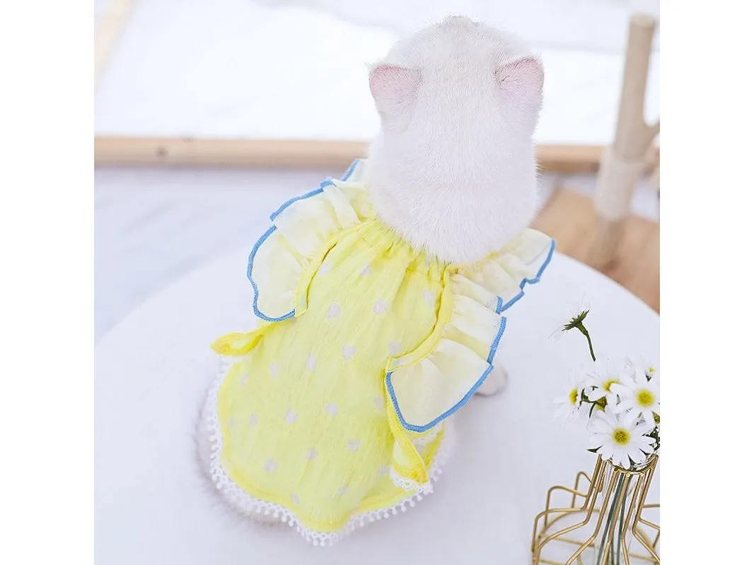 Butterfly Skirt Light Yellow Pets Qatar