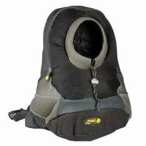 Carrybag Maria Crazy Paws Nylon M - 41,5x17,5x43cm black Pets Qatar