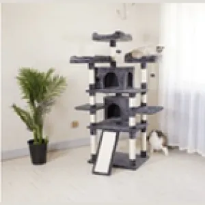 Cat Climbing & Scratching Tree House 2 Pets Qatar