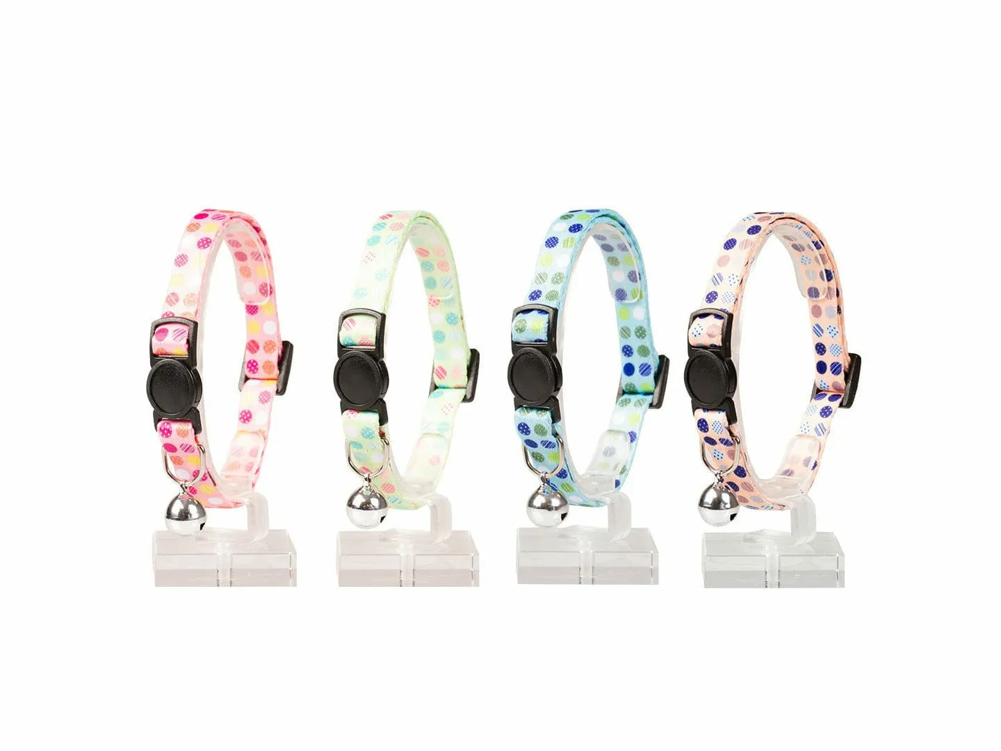CAT COLLAR CANDY NYLON 20-30cm / 10mm mixed colors Pets Qatar