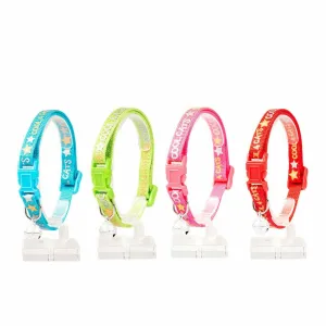CAT COLLAR COOL CATS NYLON 20-30cm / 10mm mixed colors Pets Qatar
