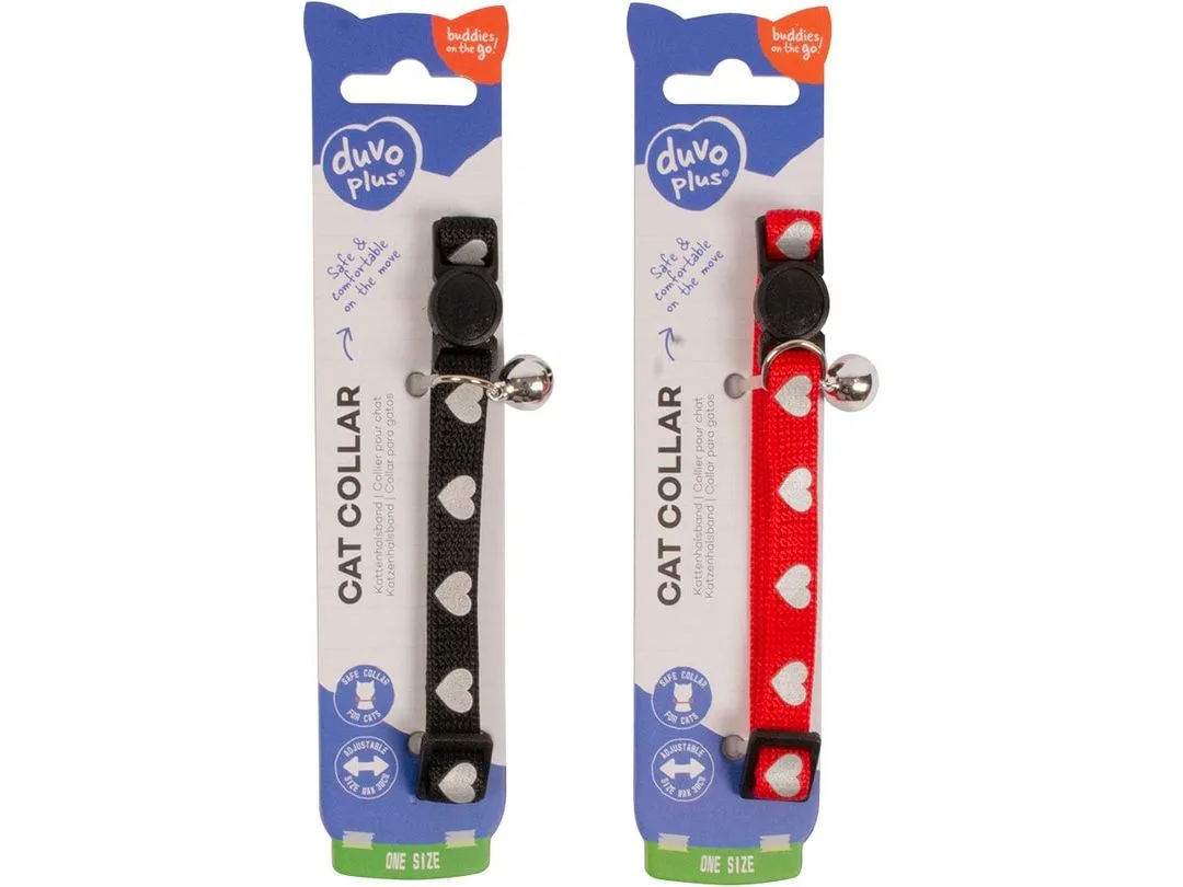 Cat Collar Hearts Reflective 20-30Cm / 10Mm Mixed Colors Pets Qatar