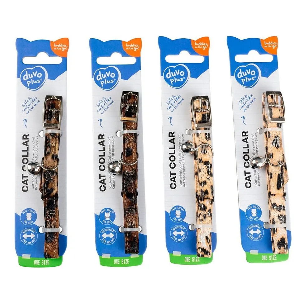 CAT COLLAR LEOPARD 20-30cm / 10mm Pets Qatar