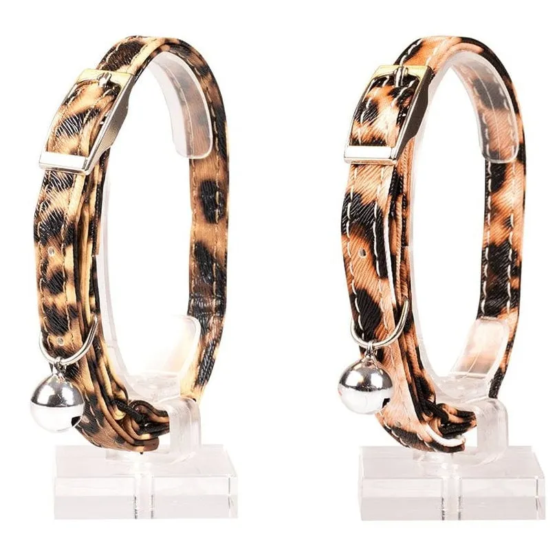 CAT COLLAR LEOPARD 20-30cm / 10mm Pets Qatar