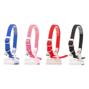 Cat Collar Uni Stretch 20-30Cm / 10Mm Mixed Colors Pets Qatar