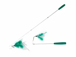 Cat Fishing Rod Telescope 35-95CM green/white Pets Qatar