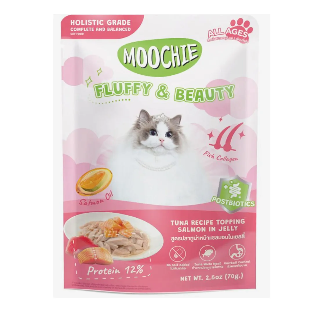 CAT FOOD TUNA RECIPE TOPPING SALMON IN JELLY 70g Pets Qatar
