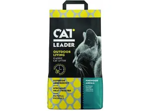 CAT LEADER CLASSIC OUTDOOR OA PINEWOOD 5KG Pets Qatar