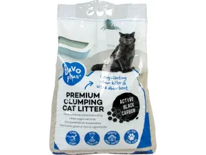 Cat litter White sensitive active carbon 12kg Pets Qatar