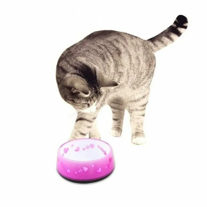 Cat Love Bowl - Pink Pets Qatar