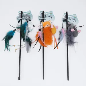 Cat Play Rob / Gray Fox And Mouse Cat Stick Suit Pets Qatar