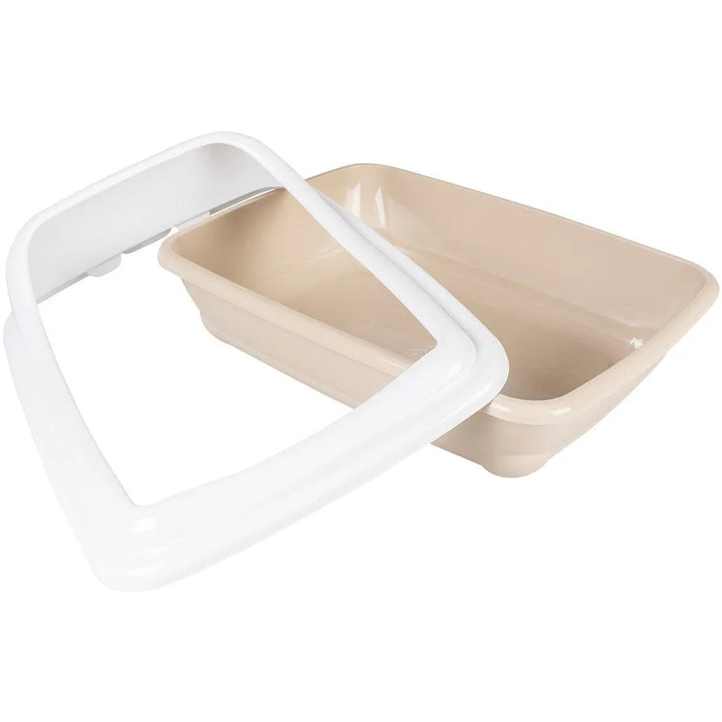 Cat Toilet Birba With Rim L - 56X39X21,5Cm Pets Qatar
