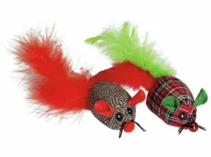 Cat toy - Christmas mouse (2pcs) Pets Qatar