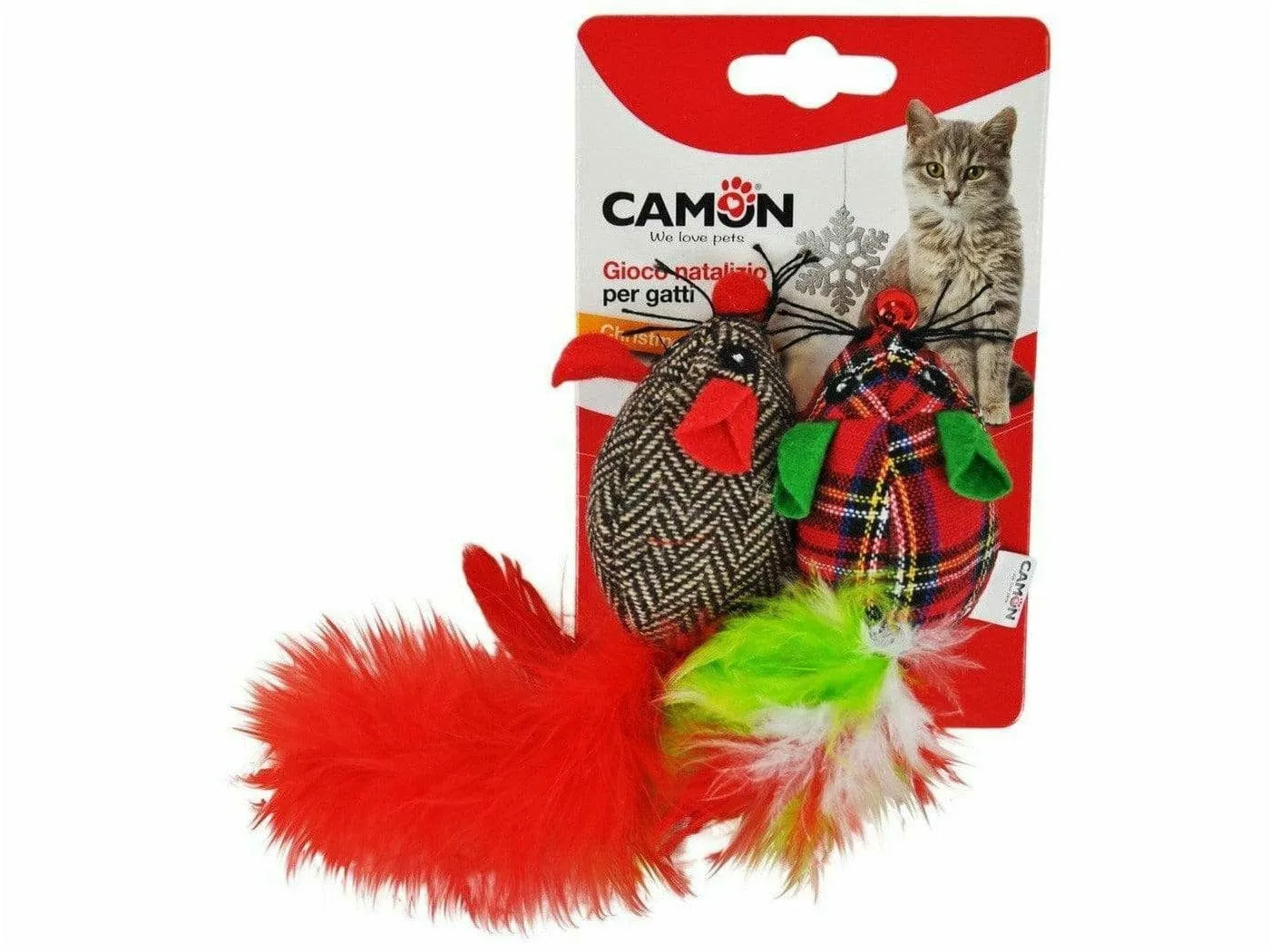 Cat toy - Christmas mouse (2pcs) Pets Qatar