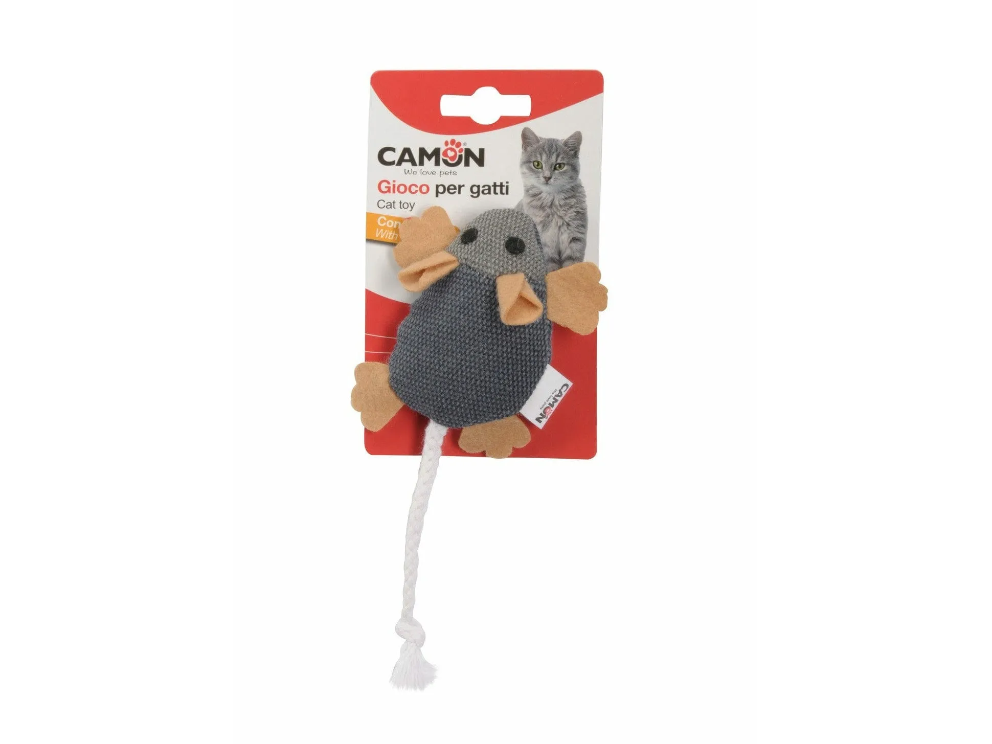 Cat Toy - Little Denim Mouse Pets Qatar