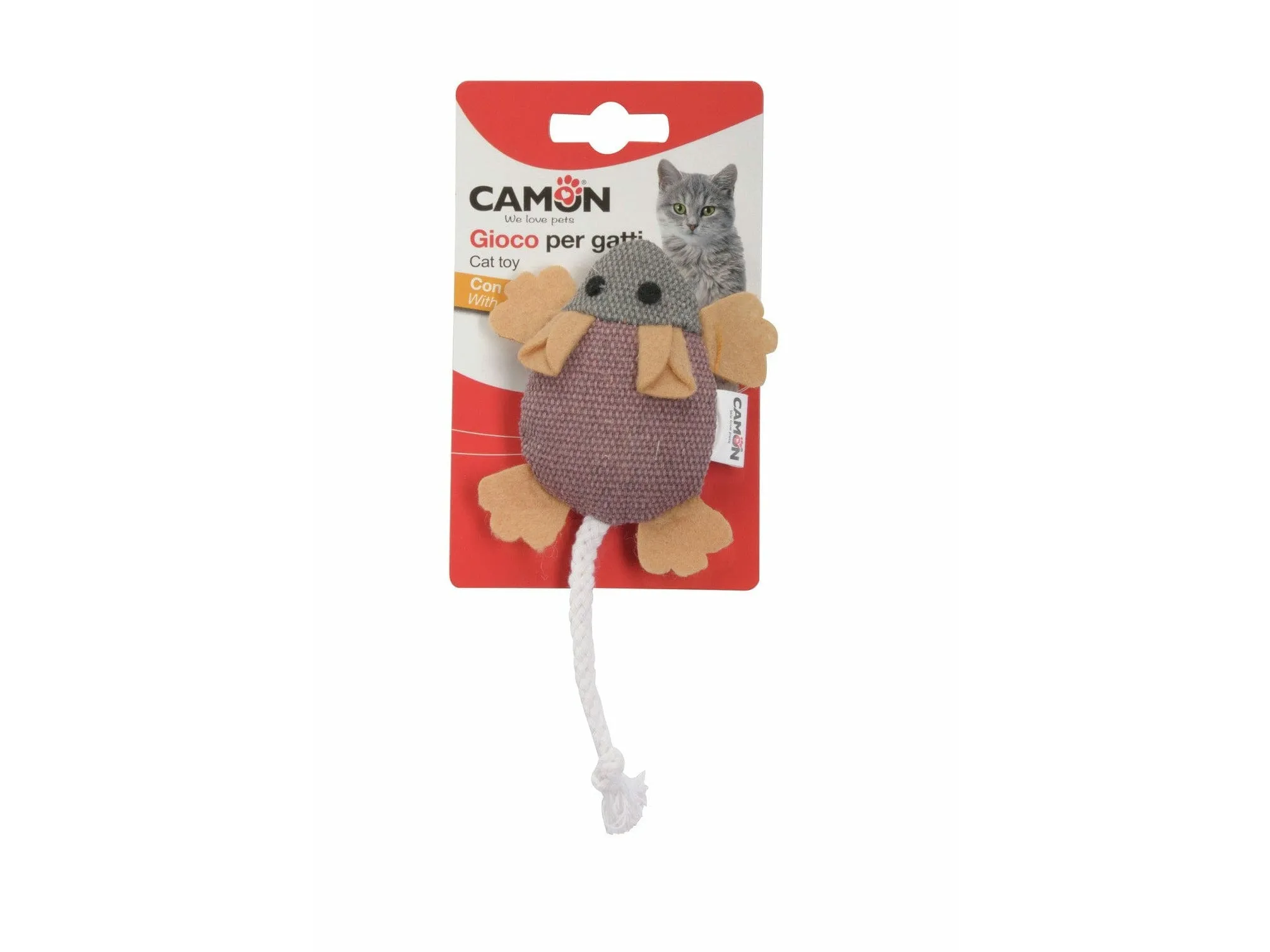 Cat Toy - Little Denim Mouse Pets Qatar