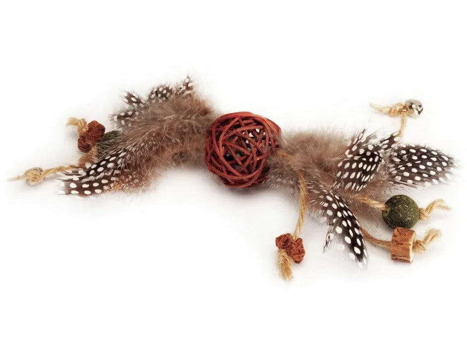 Cat Toy - Matatabi, Ball With Jute Rope, Catnip & Bell, Approx.24Cm Pets Qatar
