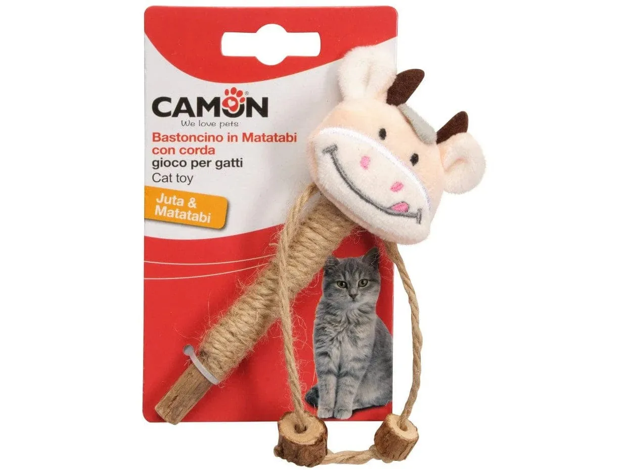 Cat Toy - Matatabi, Jute And Polyester Rope, 3 Variants, Approx.14Cm Pets Qatar
