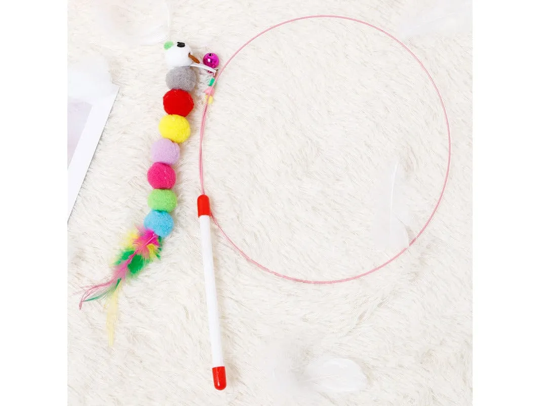 Cat Toys Colorful Ball Caterpillar 83Cm Pets Qatar