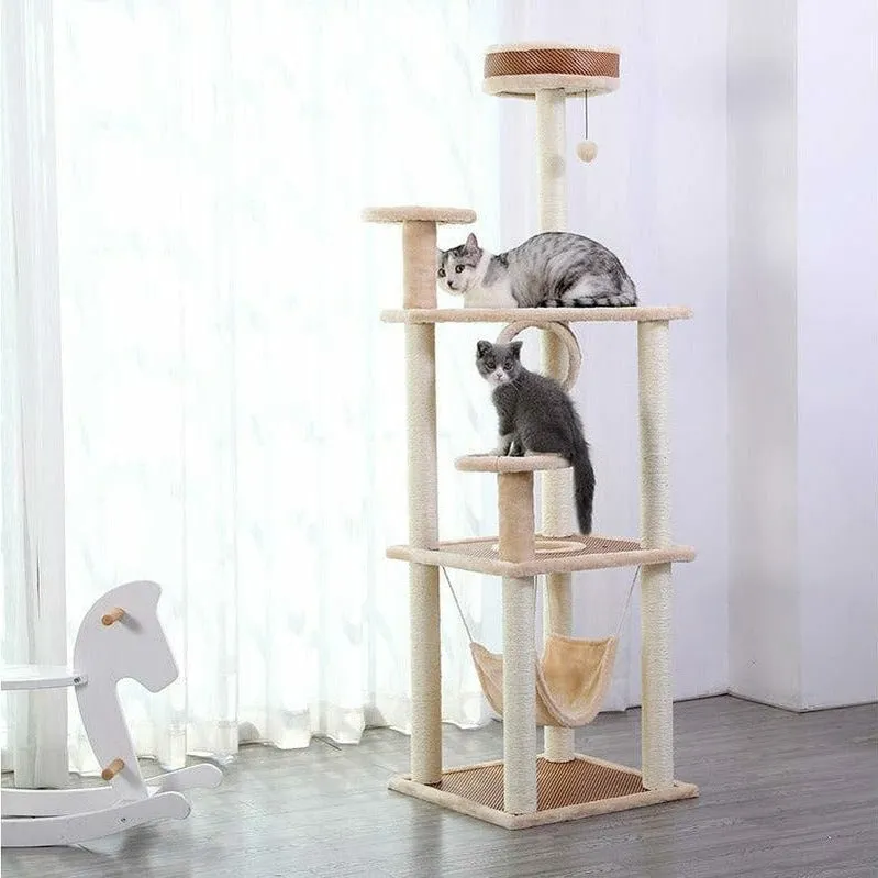CAT TREE 45*45*130CM as photo Pets Qatar