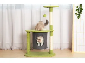 CAT TREE 60*40*90cm Green Pets Qatar