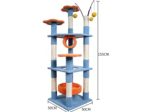 Cat Tree & Scratching As Photo 50*50*155 Pets Qatar