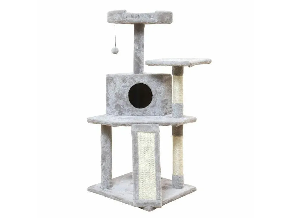 CAT TREE L49*W49*H106cm Grey Pets Qatar