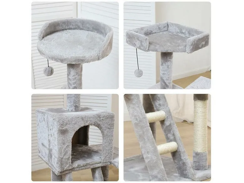 CAT TREE L49*W49*H106cm Grey Pets Qatar
