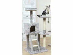CAT TREE L49*W49*H110cm Grey Pets Qatar