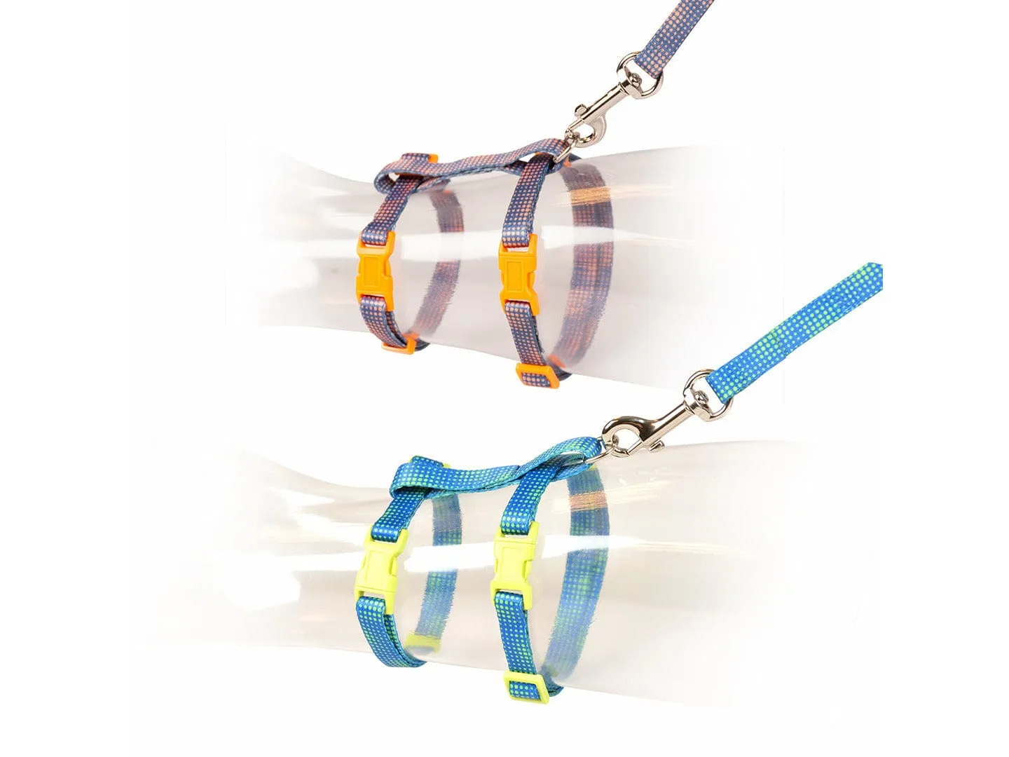 CAT WALKING SET RETRO DOTS 20-35cm / 10mm - 125cm mixed colors Pets Qatar